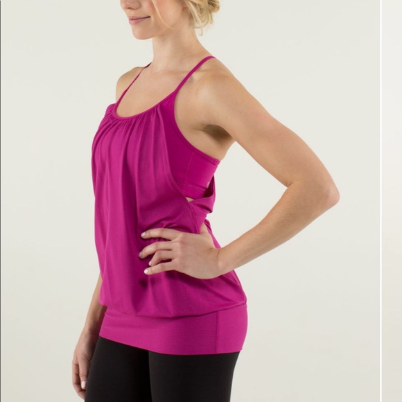 Lululemon No Limits Tank - Raspberry - Picture 2 of 10